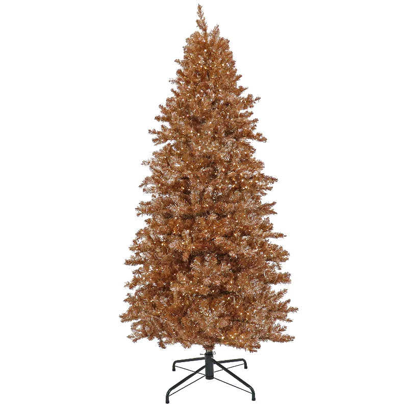 10 ft.Pre-Lit Christmas Rose Gold Tree