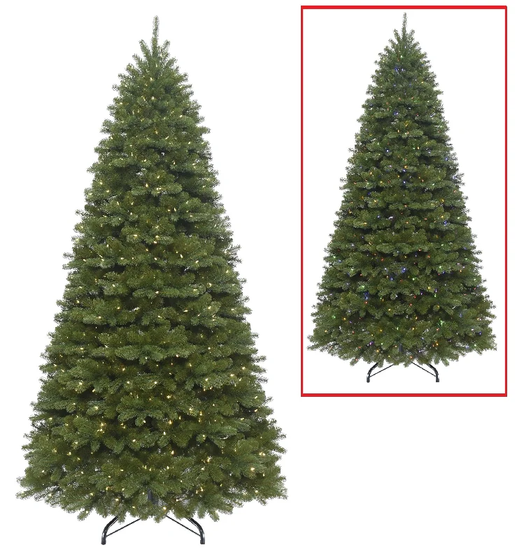 10' Narrow Colorado Galaxy LED PowerConnect™ Pre-Lit Artificial Christmas Tree