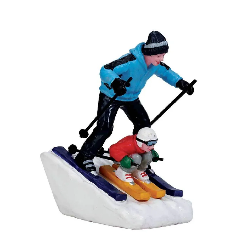 Lemax Vail Village Figurine: Coming Through #72523