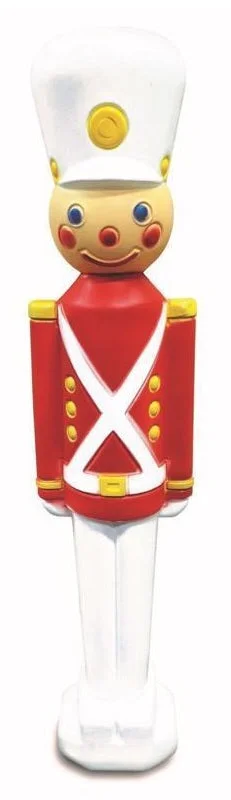 31" Toy Soldier Blow Mold Christmas Decoration