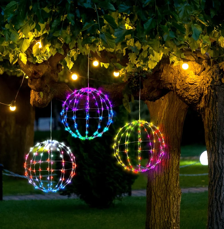 3D Foldable LED Sphere Ornament