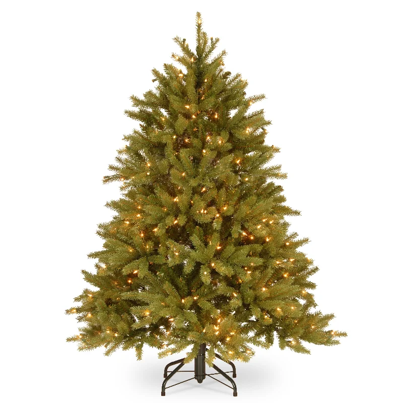 4.5 ft. Pre-Lit Jersey Fraser Fir Tree with Clear Lights