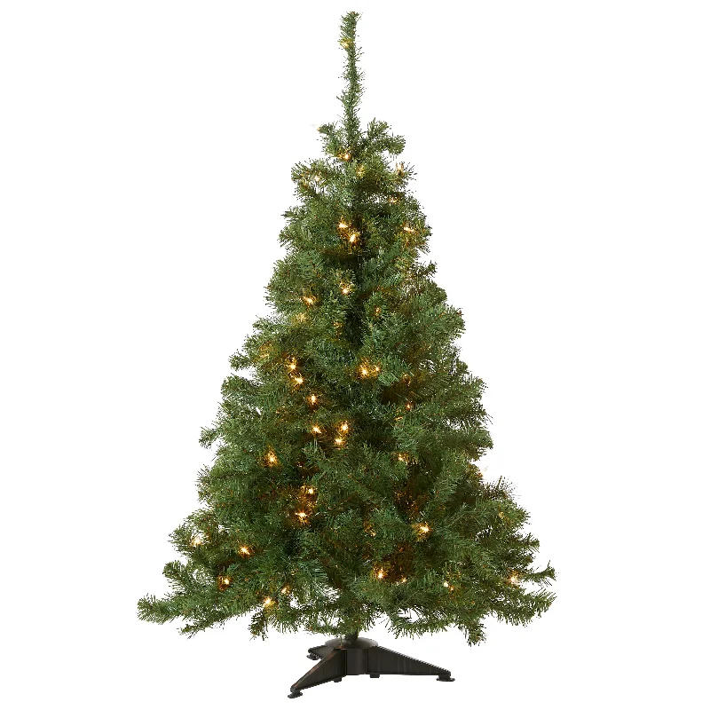 4 ft. Pre-Lit Kincaid Spruce Tree with Clear Lights