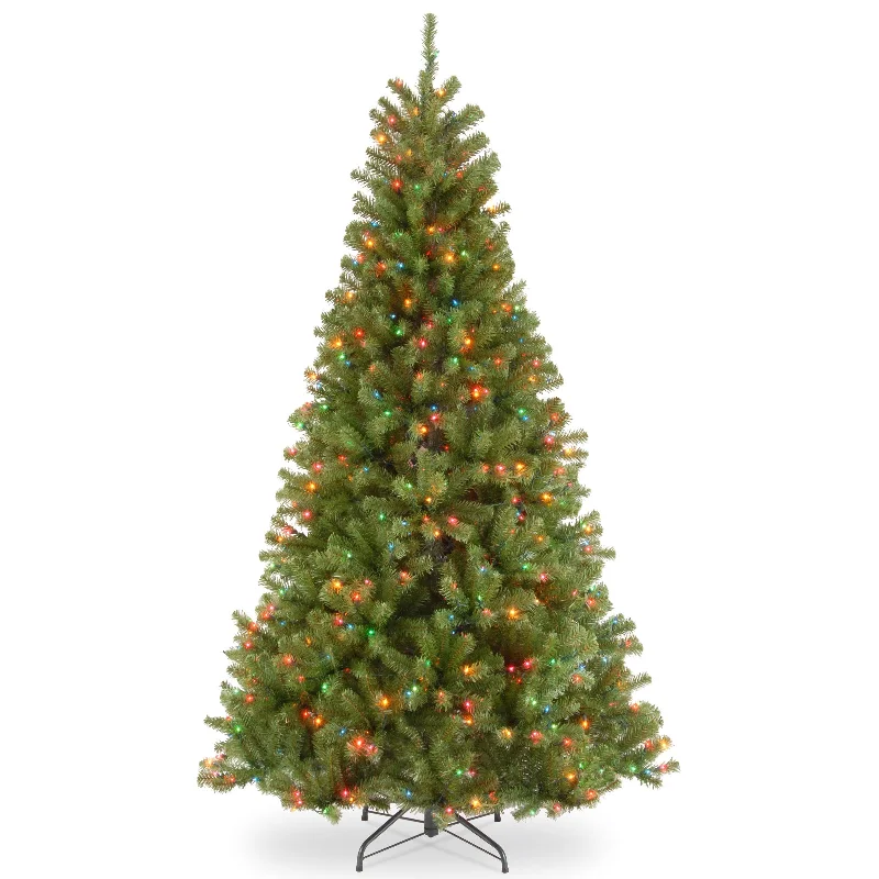 6.5 ft. Pre-Lit North Valley Spruce Tree with Multicolor Lights