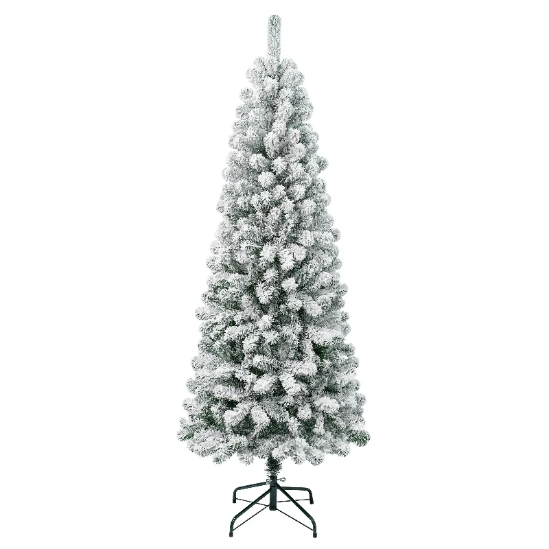 6 ft. Acacia Medium Flocked Tree