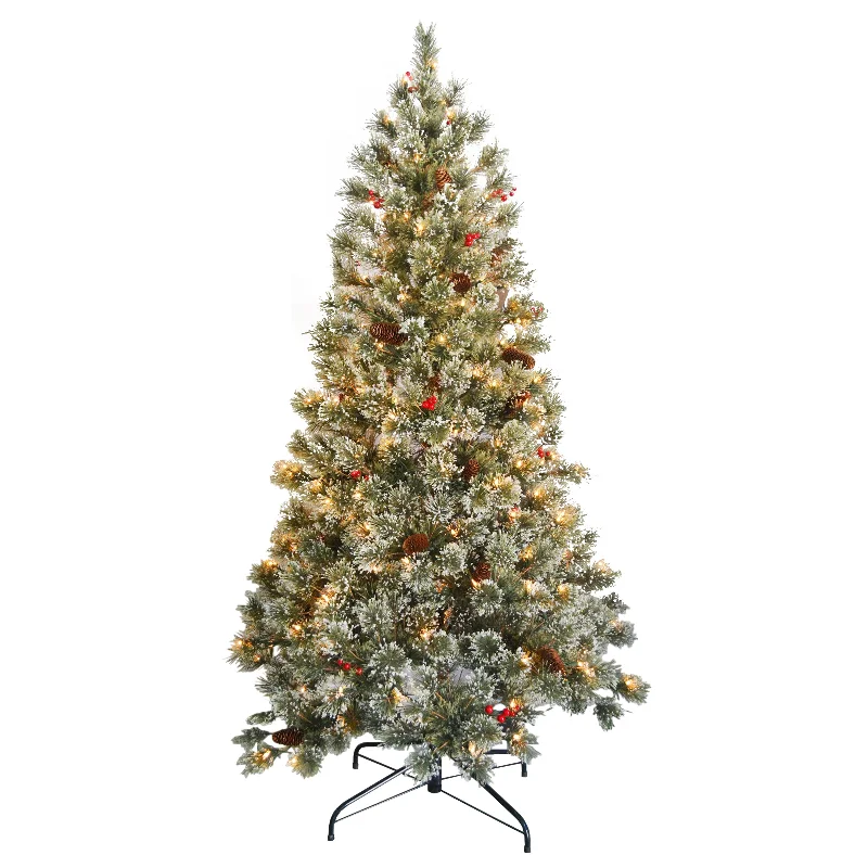 6 ft. Pre-Lit Cashmere Tree with Clear Lights