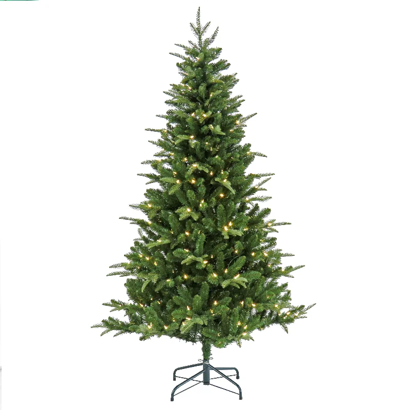 6 ft. Pre-Lit Whatcom Pine Tree with LED Lights