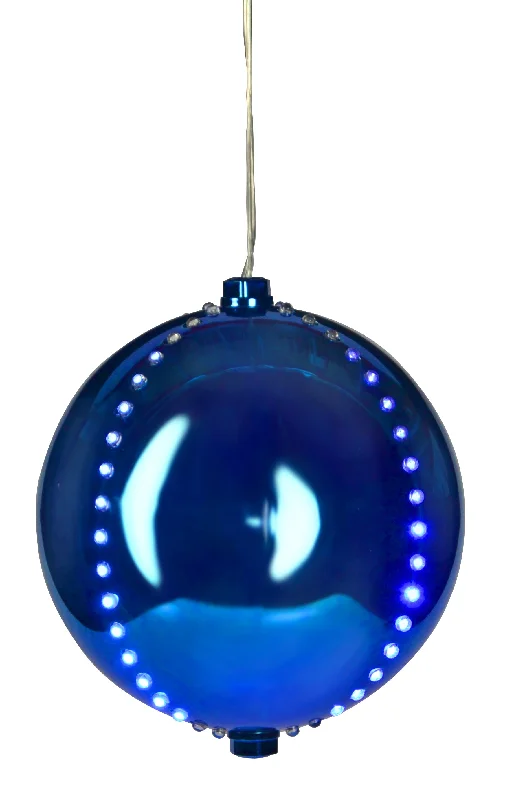 (Blue) Blue-colored Snowfall Ornament