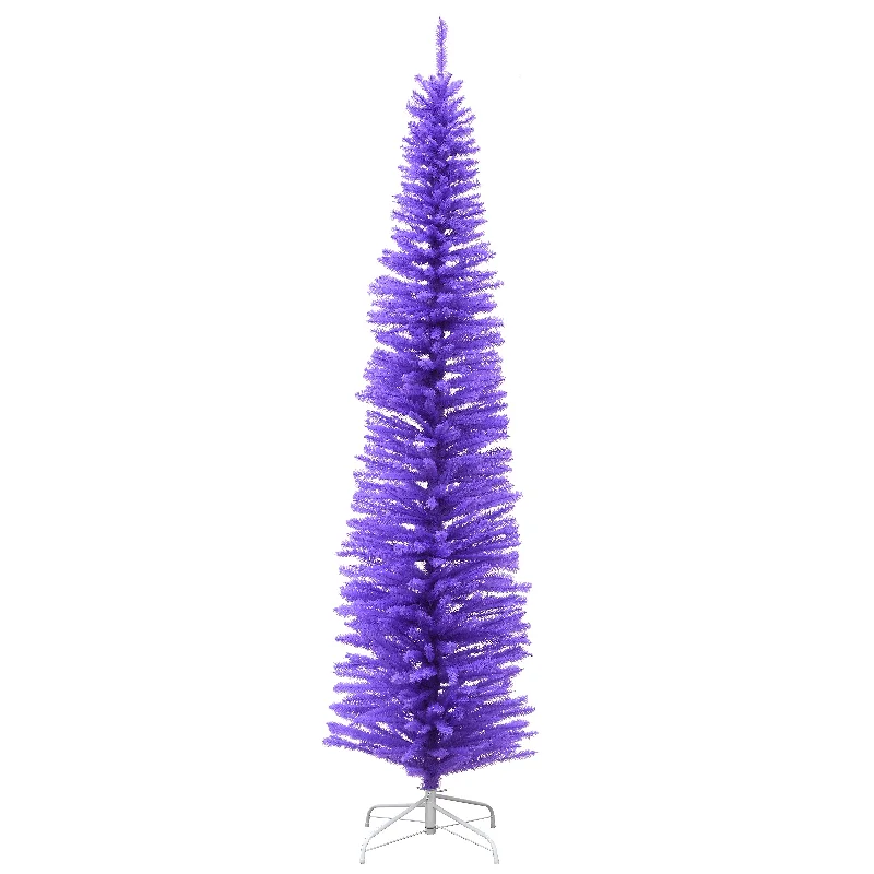 7.5 ft. Colored trees Slim Lavender Tree