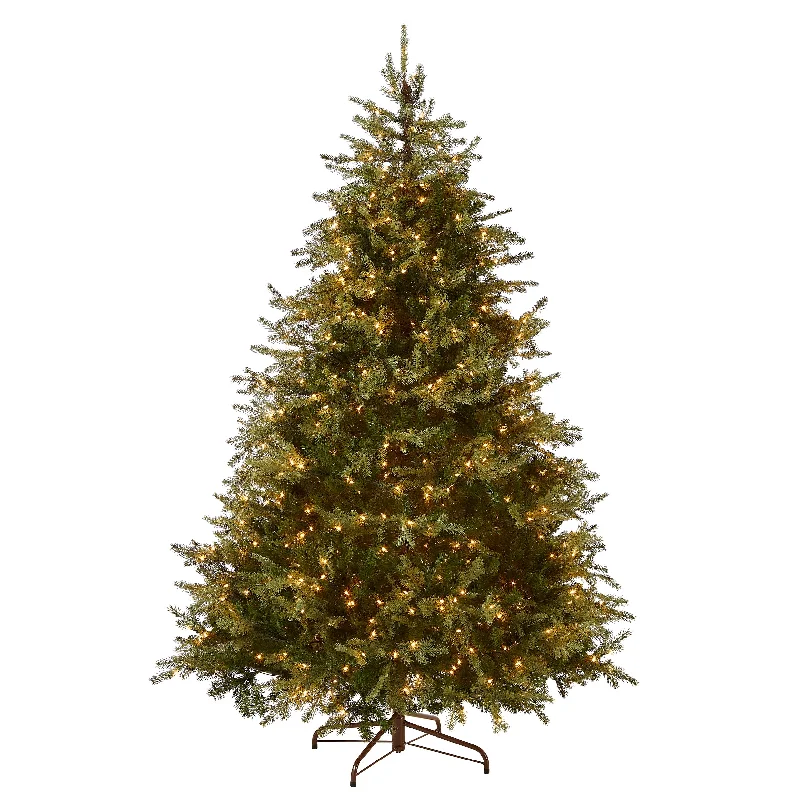 7.5 ft. Pre-Lit Nordic Spruce Medium Tree with Clear Lights