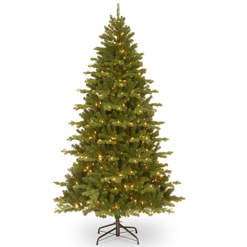 7.5 ft. Pre-Lit Northern Spruce Memory-Shape Tree with PowerConnect Dual Color LED Lights and Music Match