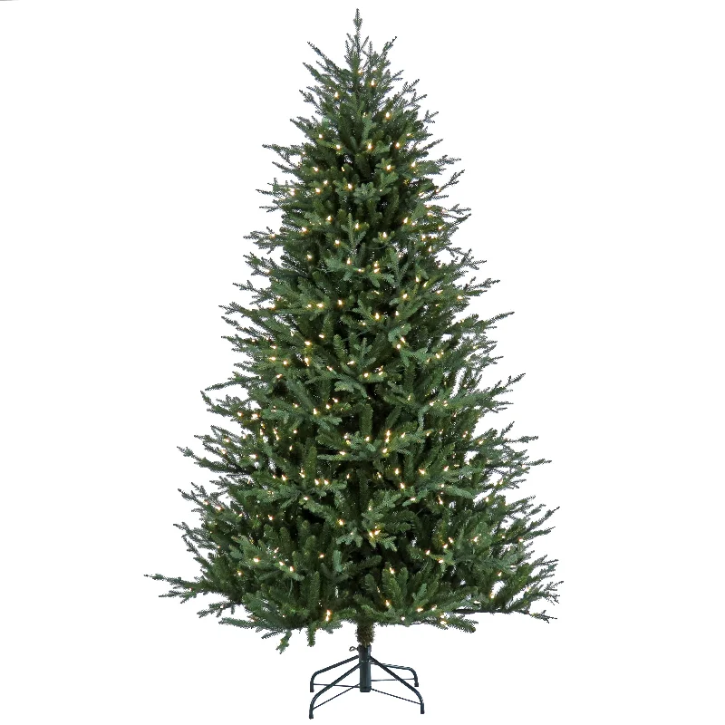 7.5 ft. Pre-Lit Wenatchee Fir Tree with LED Lights