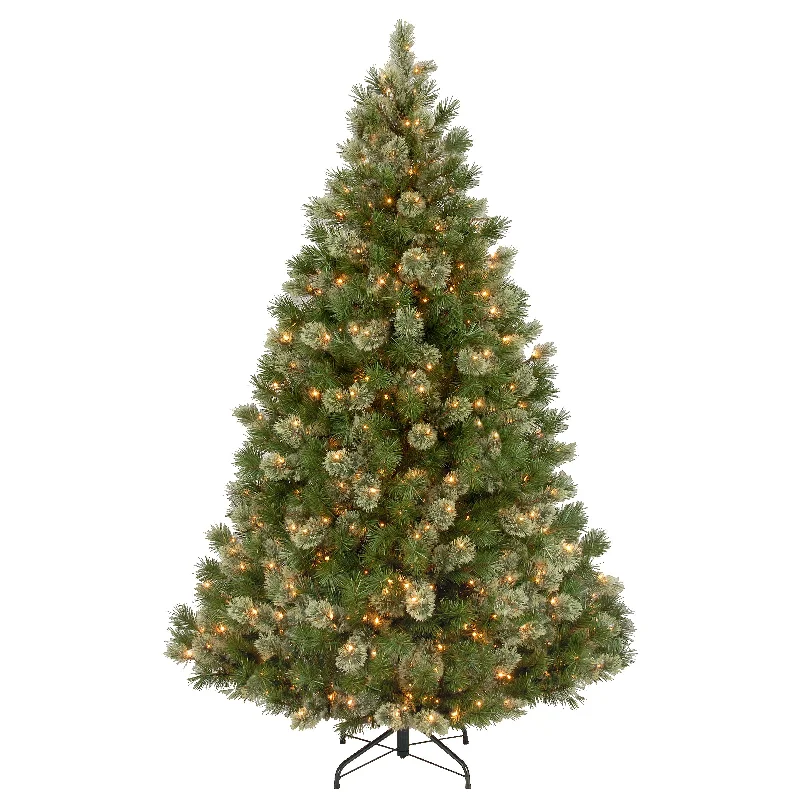 7.5 ft. Pre-Lit Wispy Willow Grande Medium Tree with Clear Lights