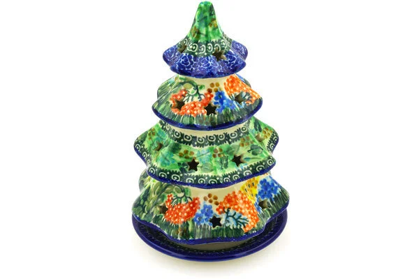 8" Christmas Tree Candle Holder - Garden Delight