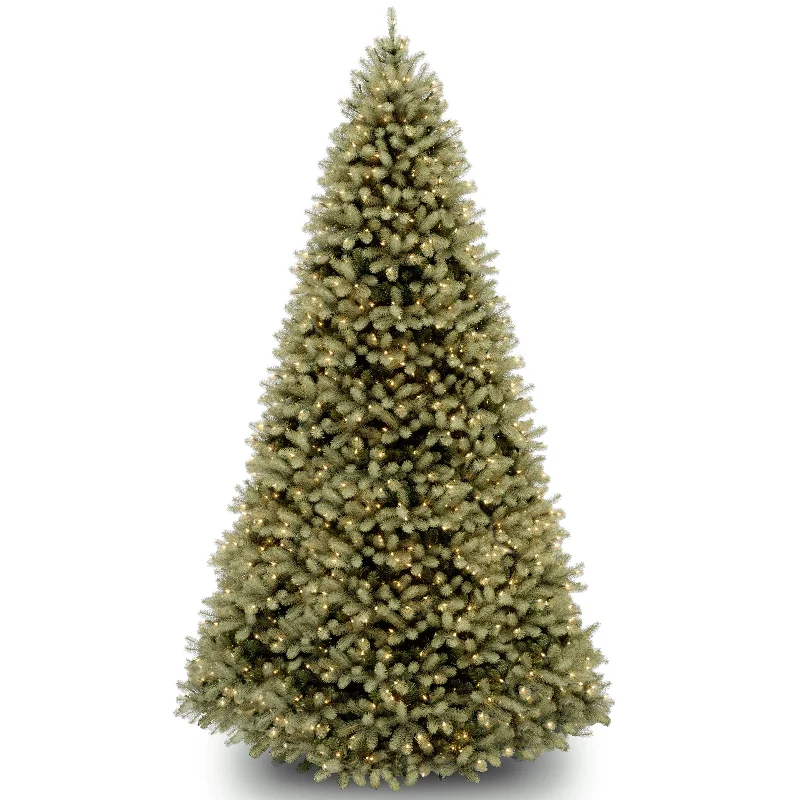 9 ft. Pre-Lit Downswept Douglas Fir Tree with Dual Color LED Lights