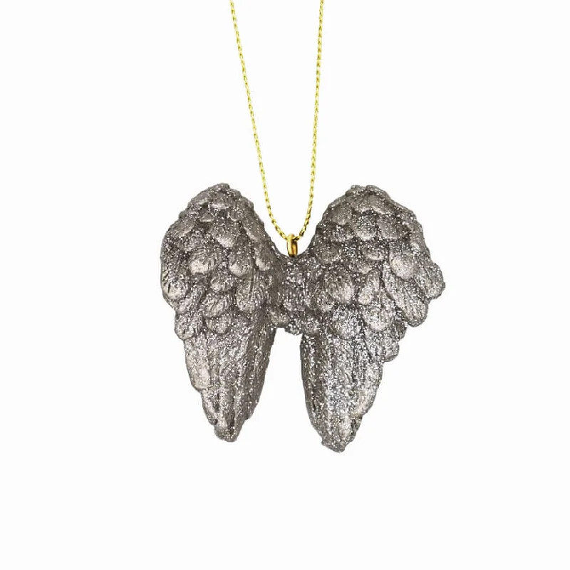 ANGEL WINGS - CHRISTMAS TREE DECORATION - RESIN