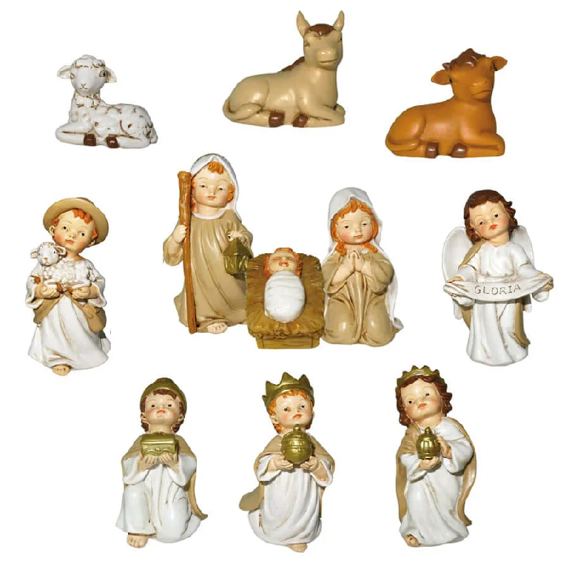 BABY'S FIRST NATIVITY SET - CHRISTMAS NATIVITY - RESIN