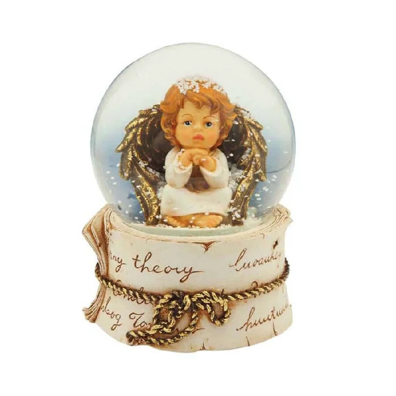 CHRISTMAS ANGEL - CHRISTMAS SNOW GLOBE AND CARILLON