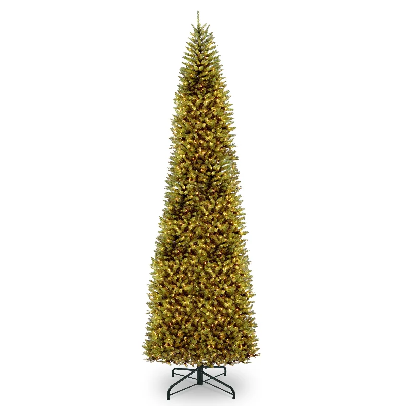 14 ft. Pre-Lit Kingswood Fir Pencil Tree with Clear Lights