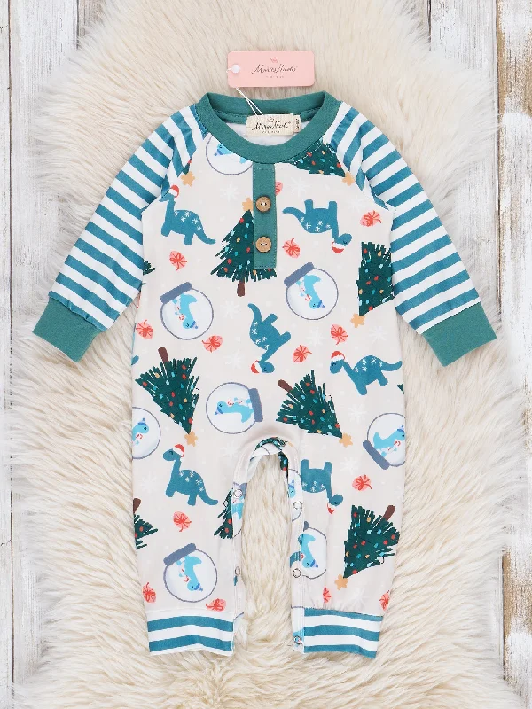 Dinosaurs & Evergreens Raglan Romper