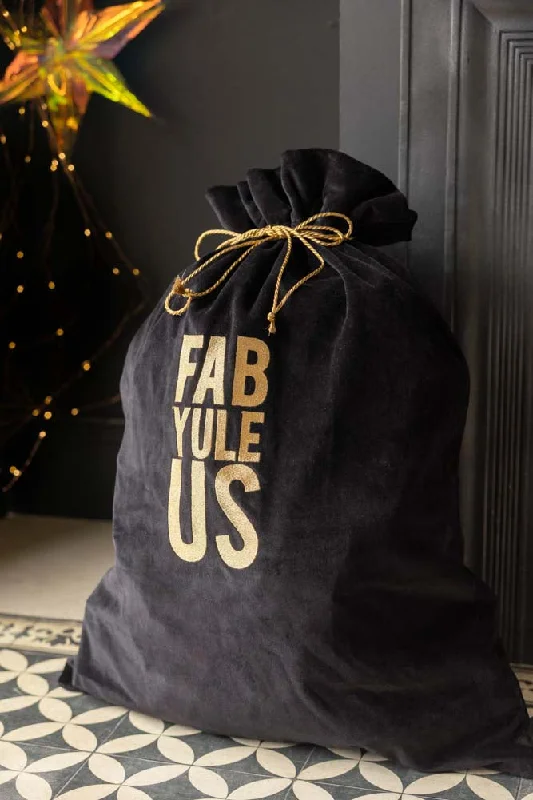 Luxury Yule Us Velvet Christmas Sack