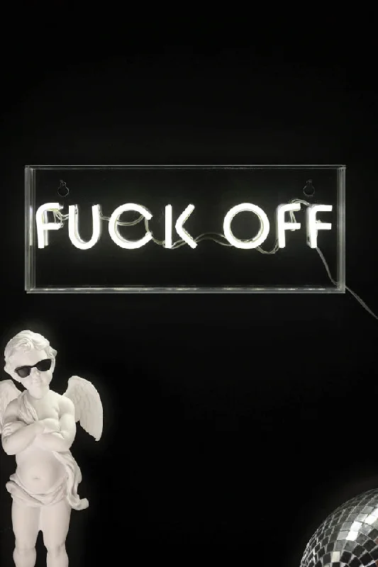 Fuck Off LED Neon Acrylic Light Box