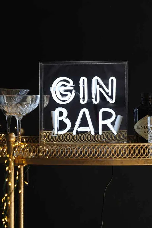 Gin Bar Neon Light Box