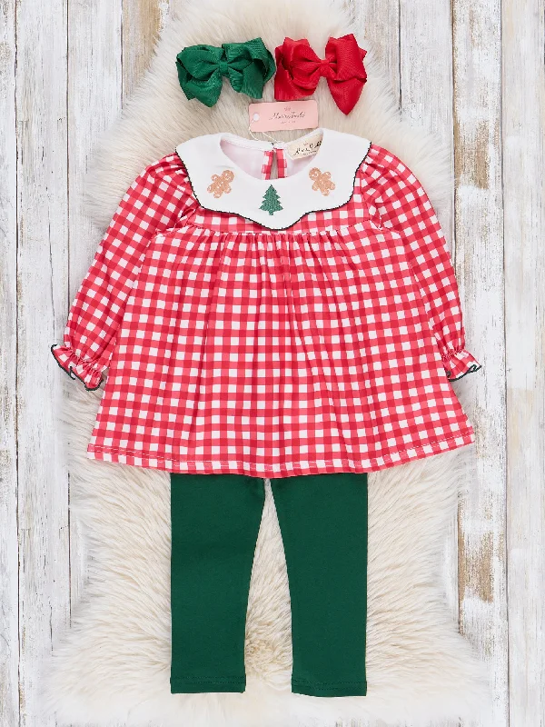 Gingy Evergreens Gingham Outfit