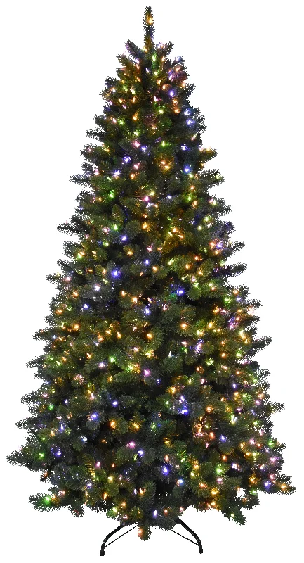 7.5' Grand Noble Fir Mini Starry LED PowerConnect™ Artificial Christmas Tree