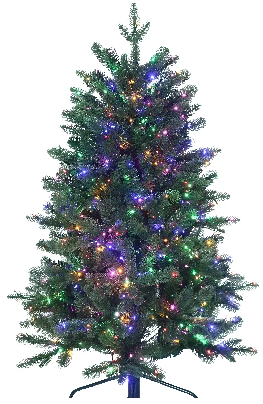 Grand Spruce Color-Changing Starry Light LED Artificial Christmas Tree