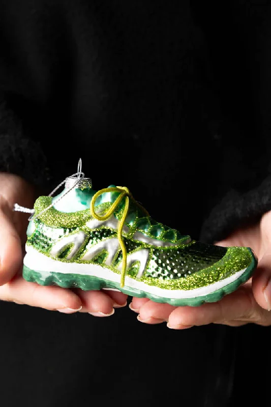 Green Trainer Christmas Tree Decoration