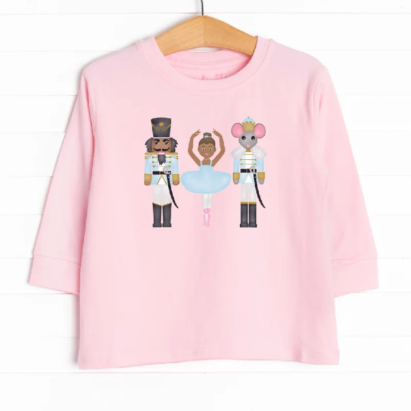 Holiday at the Ballet Long Sleeve Graphic Tee Dark Skin Tone