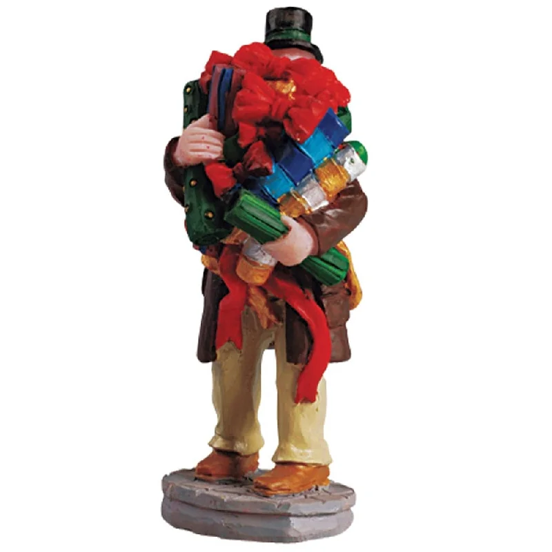 Lemax Caddington Village Figurine: All Wrapped Up #52072