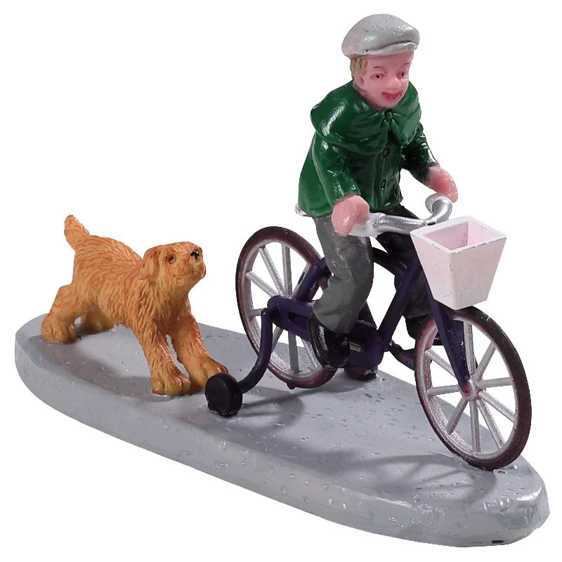 Lemax Caddington Village Figurine: Biking Fun #92764