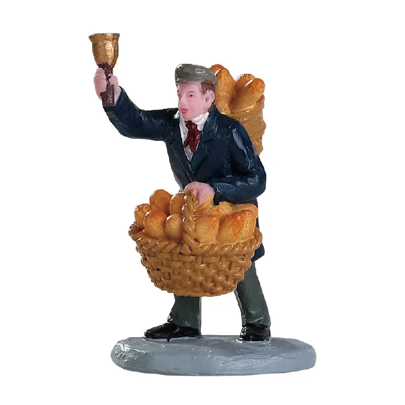 Lemax Caddington Village Figurine: Bread Peddler #82590