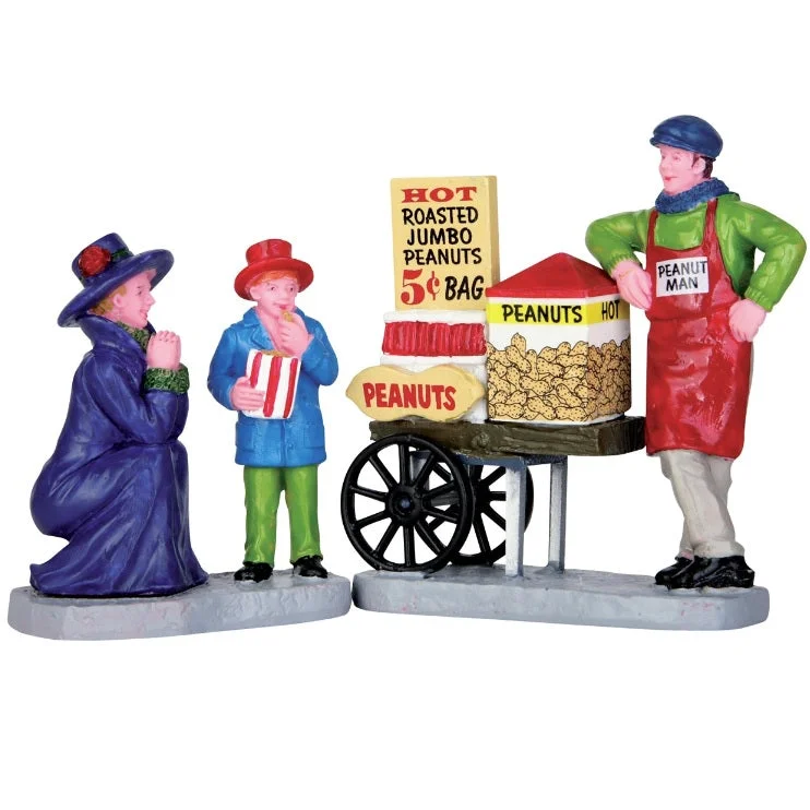 Lemax Caddington Village Figurines: Roasted Peanut Treats, Set of 2 #62453