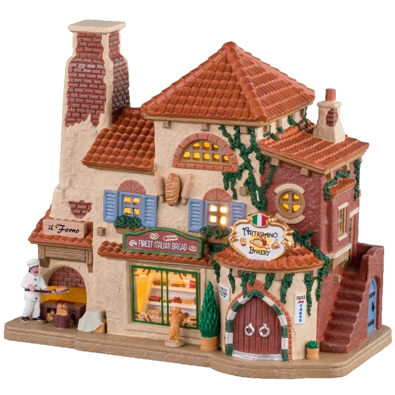 Lemax Caddington Village Lighted Building: Artigiano Bakery #05648