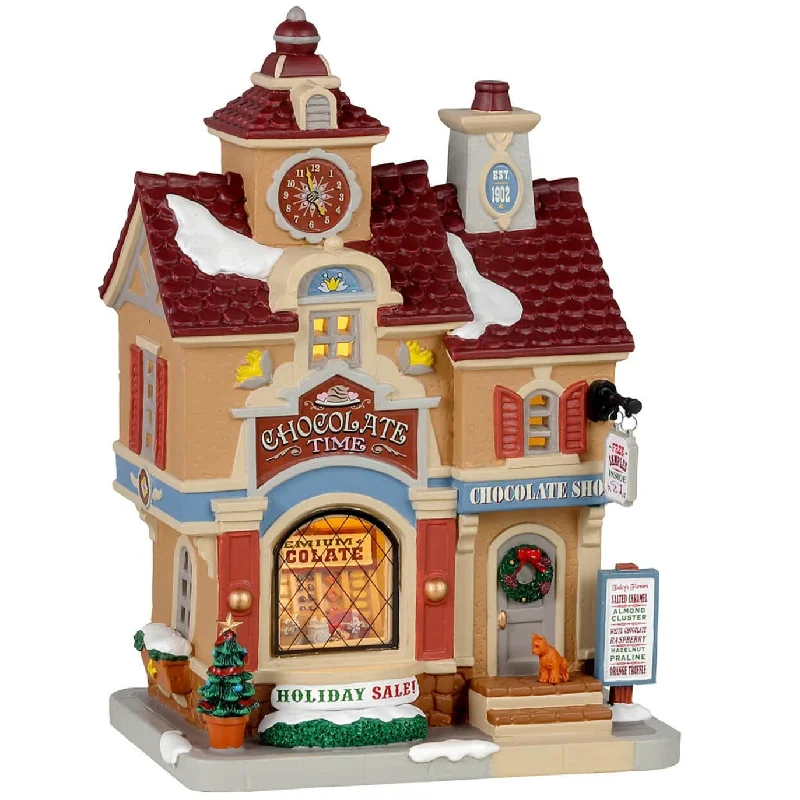 Lemax Caddington Village Lighted Building: Chocolate Time #15765