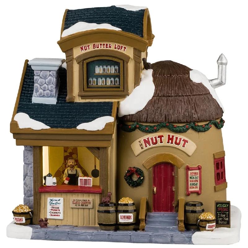 NEW 2024 Lemax Caddington Village Lighted Building: The Nut Hut #45254