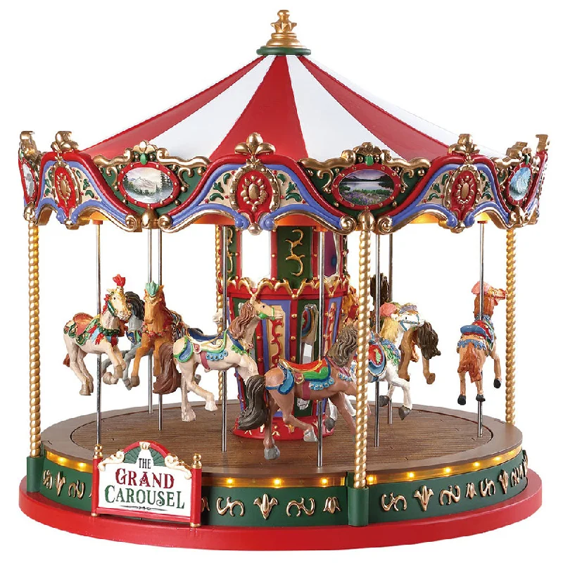 Lemax Caddington Village Sights & Sounds: The Grand Carousel #84349