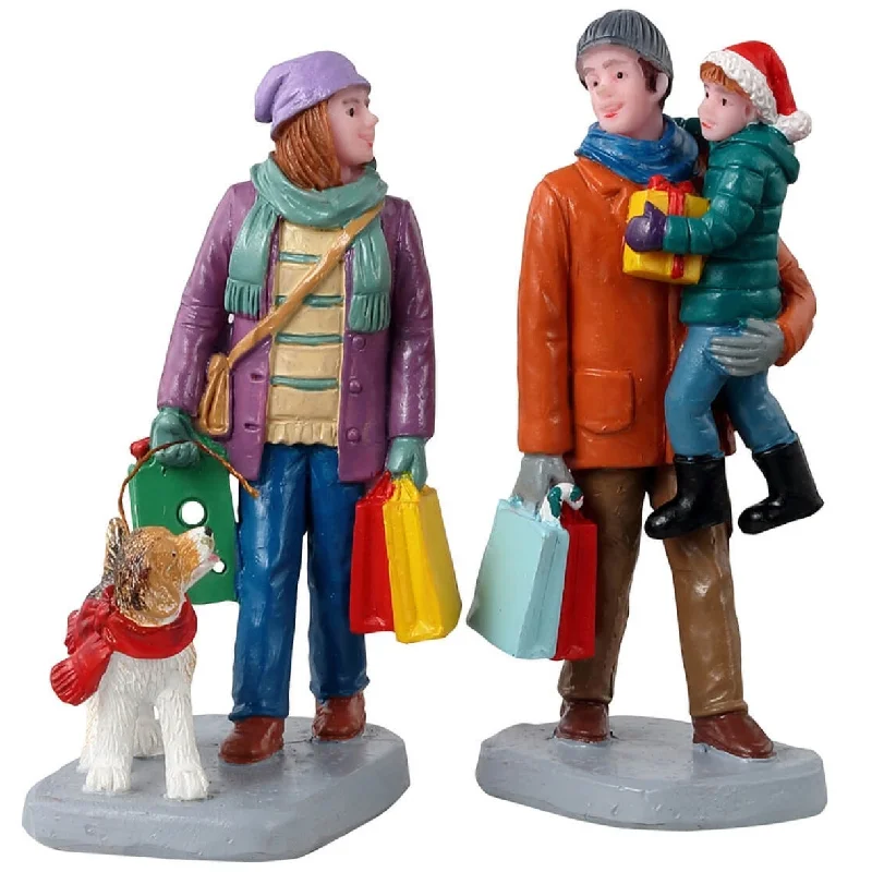 Lemax General Collectible Figurines: Holiday Shoppers, Set of 2 #12016