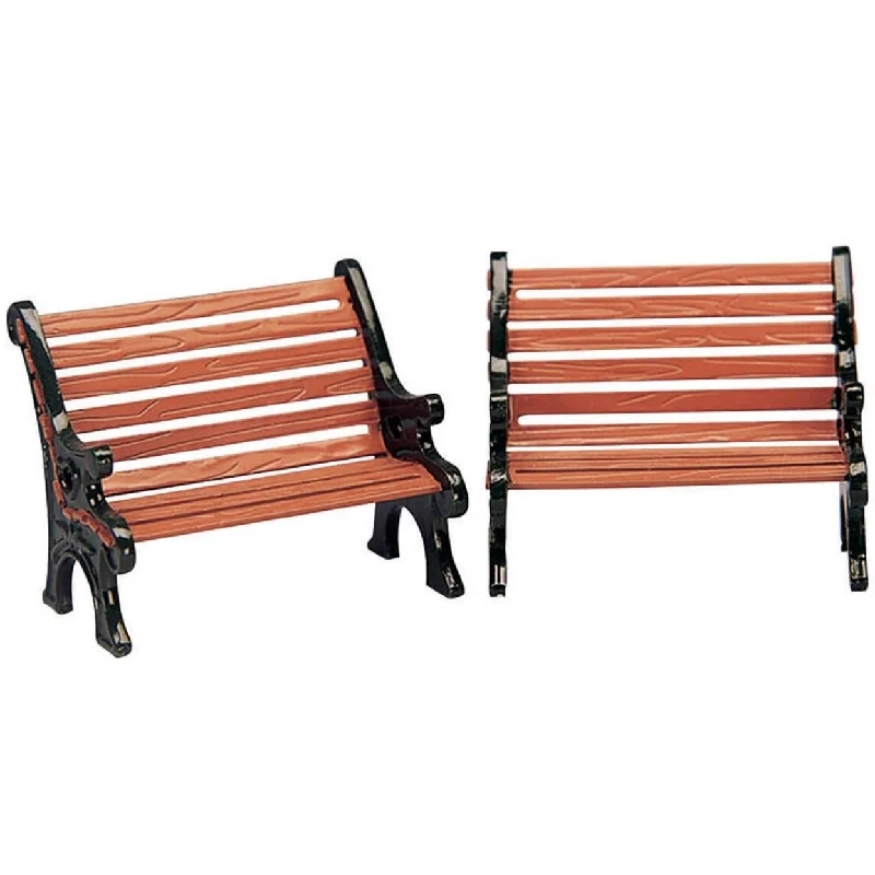 Lemax General Collectible Landscaping: Park Bench, Set of 2 #34895