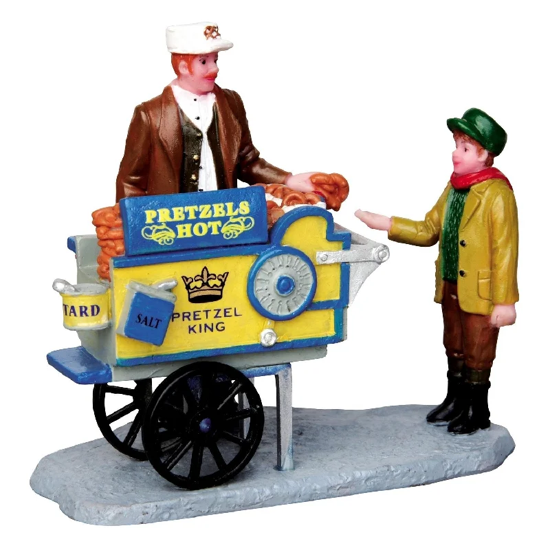 Lemax General Collectibles Figurine: Pretzel King Pretzel Cart #42238