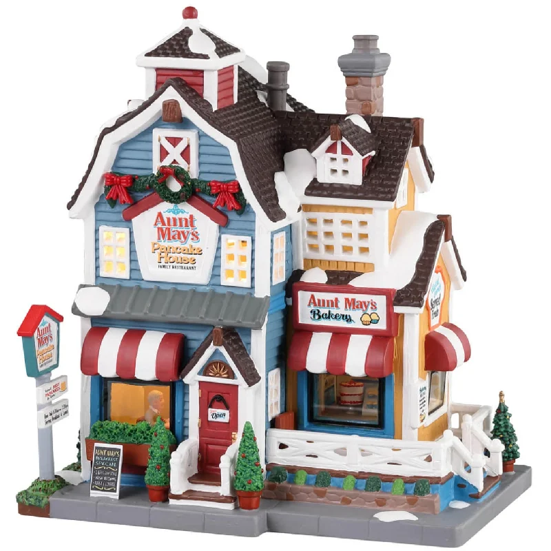 Lemax Harvest Crossing Lighted Building: Aunt May's Pancake House #35032