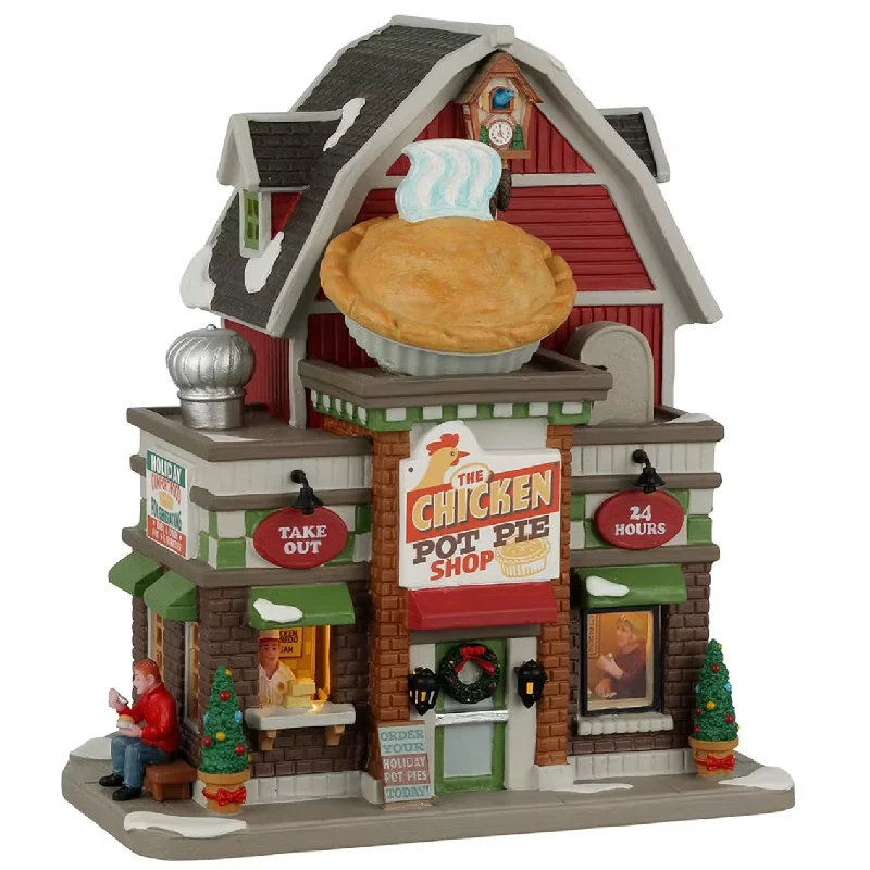 Lemax Harvest Crossing Lighted Building: The Chicken Pot Pie Shop #25932