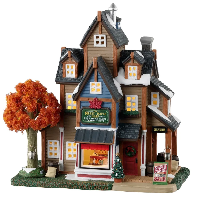 Lemax Harvest Crossing Lighted Building: The Merry Maple Leaf #35053