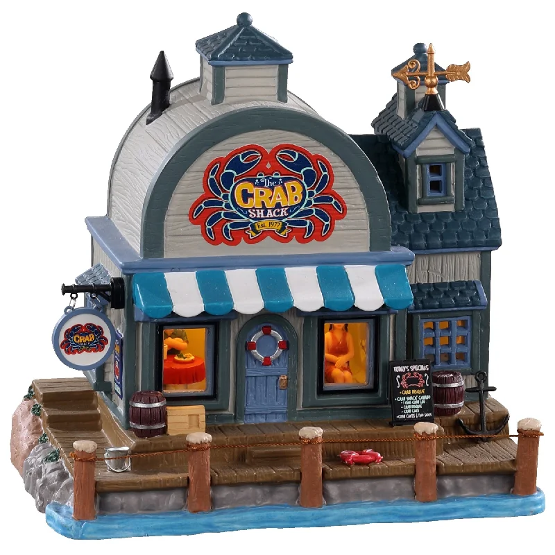 Lemax Plymouth Corners Lighted Building: The Crab Shack #05630