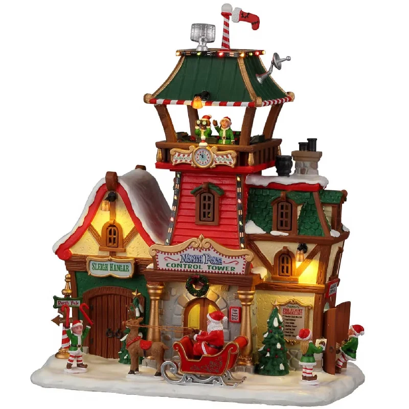 Lemax Santa's Wonderland Lighted Building: North Pole Control Tower #25864