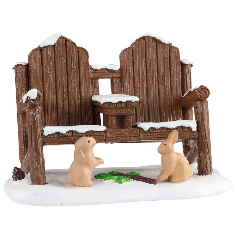 Lemax Vail Village Accessory: Winter Adirondack #14846