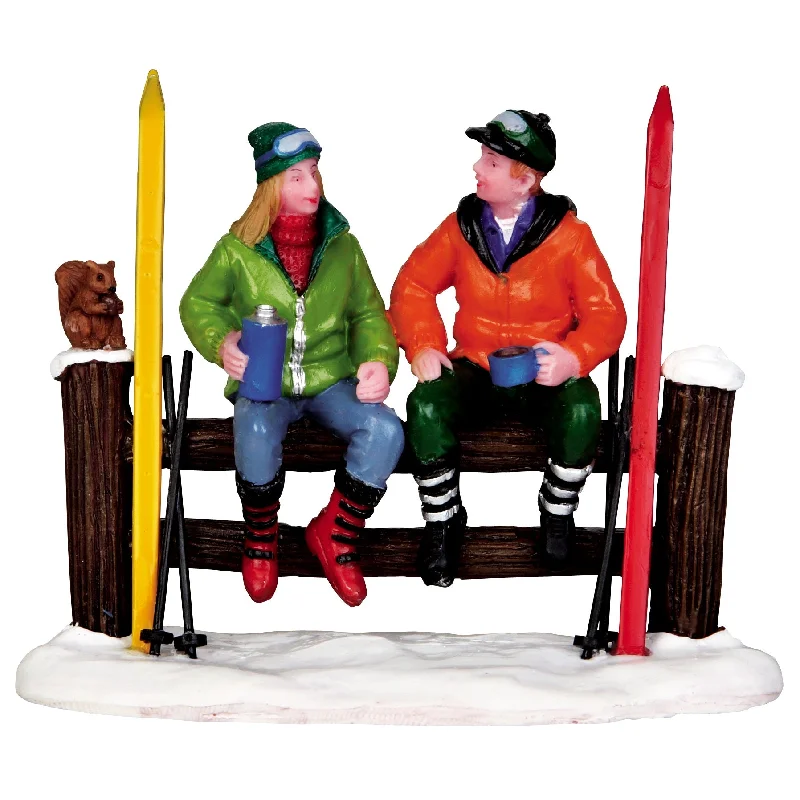 Lemax Vail Village Figurines: Cross-Country Coffee Break #32134